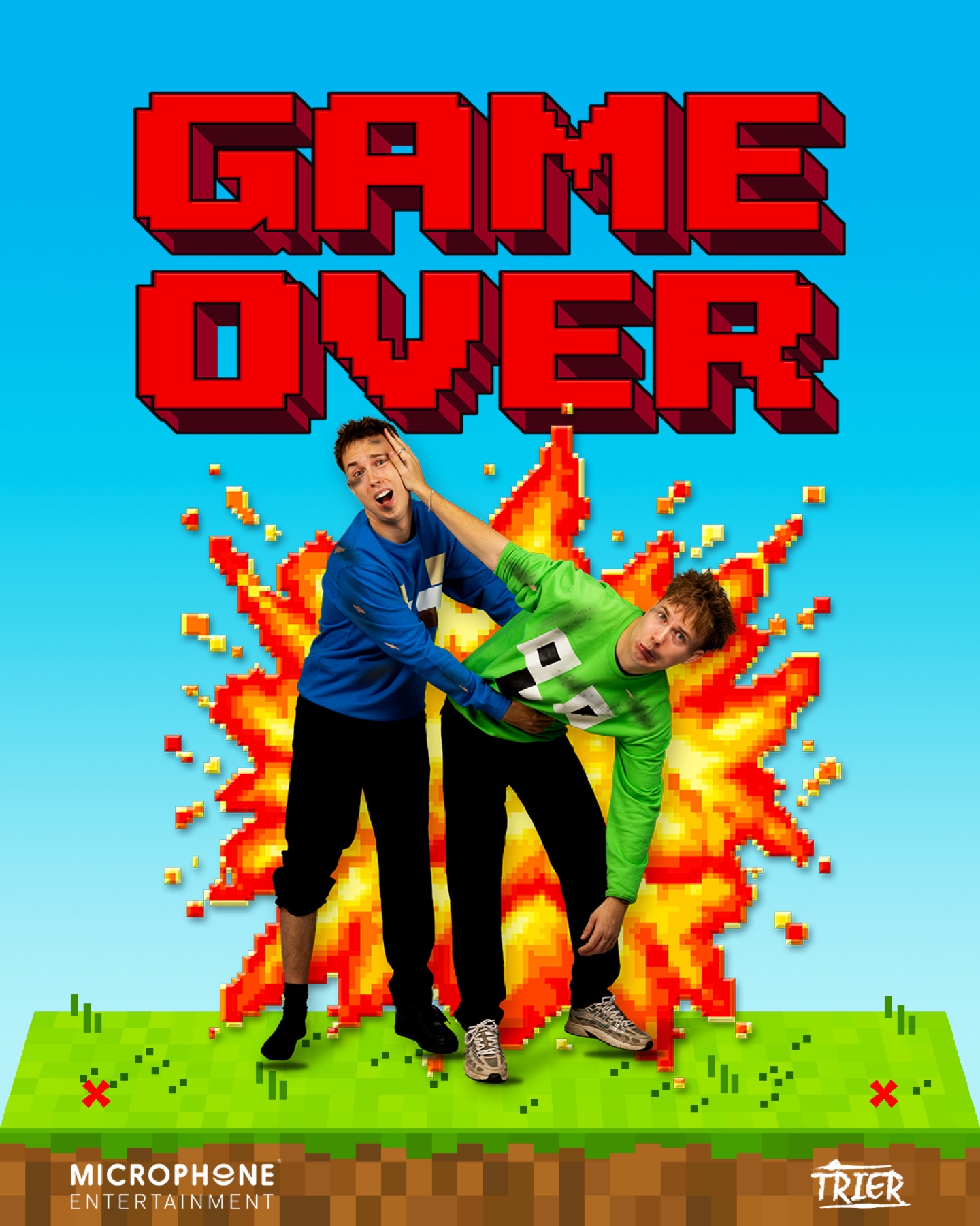 GAME OVER artwork til sociale medier